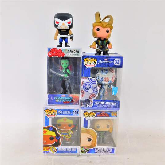 Super Hero Funko Pops Marvel DC Avengers Wonder Woman Rock Candy Guardians Of The Galaxy image number 1