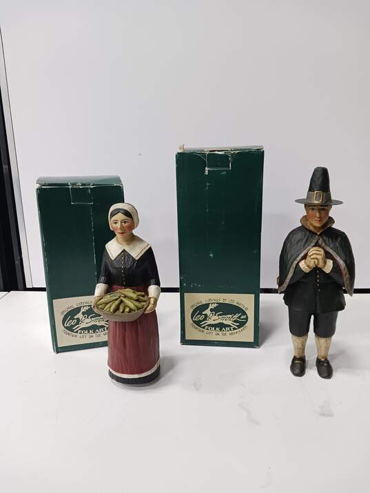 Pair of Pilgrim Dolls In Box image number 1