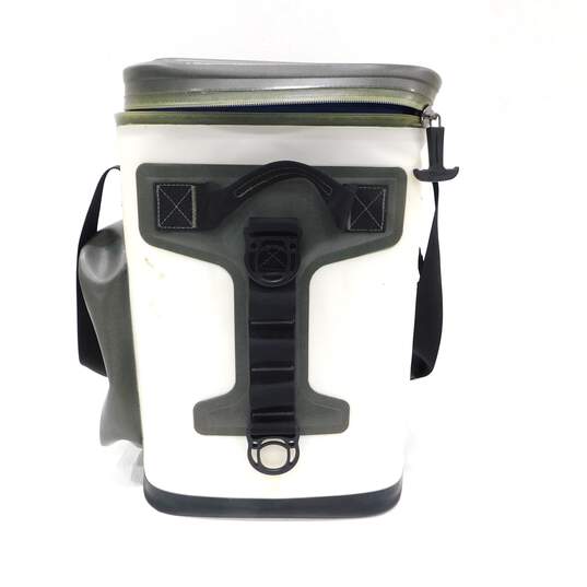 Coho 24 Can White Soft Sided Portable Cooler & Lunch Box w/ Shoulder Strap image number 4
