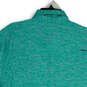 Mens Teal Heather Spread Collar Short Sleeve Polo Shirt Size X-Large image number 4