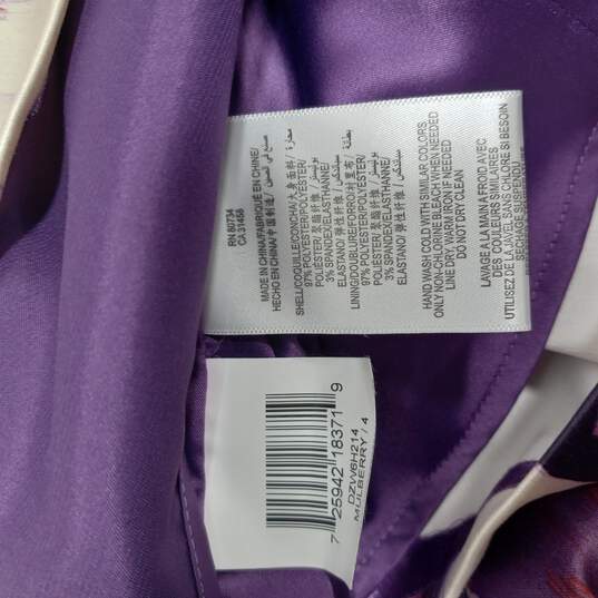 Women's Purple Dress Size 4 image number 4