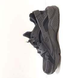 Nike Air Huarache Run Women's Running Shoes Size 8 Triple Black alternative image