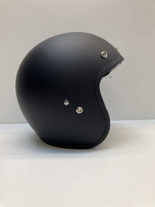 GLX AR15-2  Black Motorcycle Helmet Sz. L image number 5