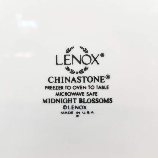 Lenox Chinastone Midnight Blossoms Dinnerware Set of 2 image number 10
