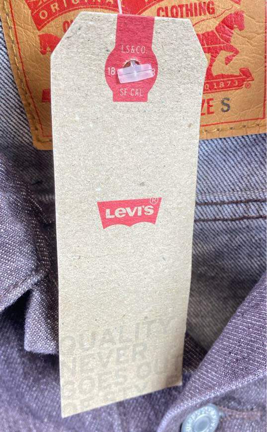 Levi's Men Purple Jean Jacket S image number 5