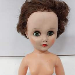 Vintage Valentine Brown Haired Green-Eyed Doll alternative image