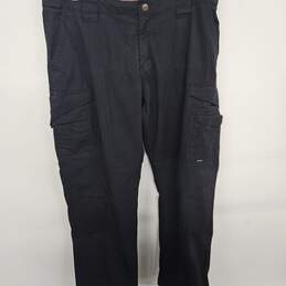 True Spec Black Cargo Pants