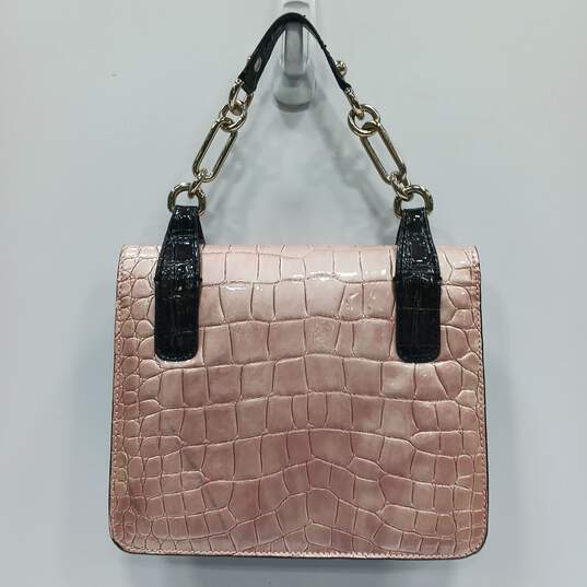 Pink Animal Print Leather Purse image number 1