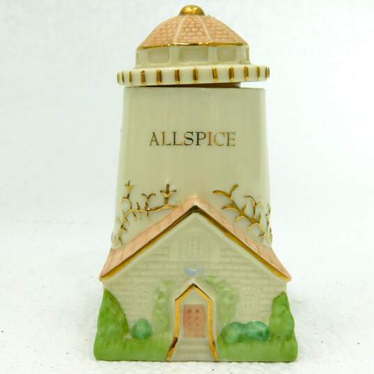 2002 Lenox Lighthouse Seaside Spice Jar Fine Ivory China Allspice image number 1