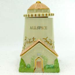 2002 Lenox Lighthouse Seaside Spice Jar Fine Ivory China Allspice