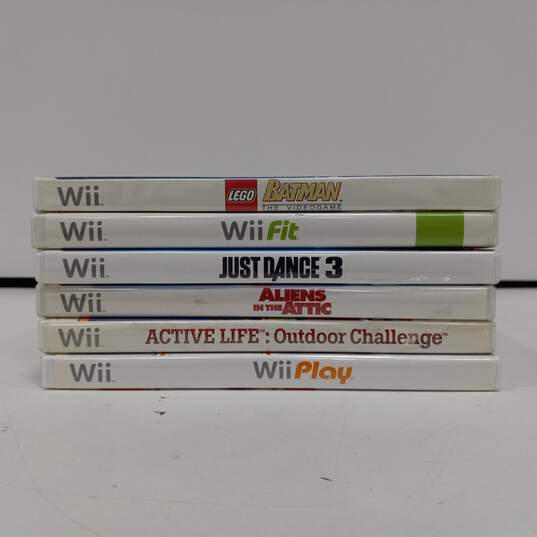 Lot of 6 Nintendo Wii Games image number 5