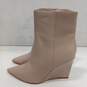 Marc Fisher Women's MLDAYNA Taupe Leather Dayna Wedge Bootie Size 8.5M image number 4