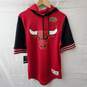 Mitchell & Ness Red Hooded Bulls Jersey Size S image number 1