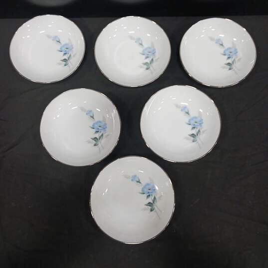 Set of 6 Noritake Sylvia 6603 Floral Condiment Bowls image number 3
