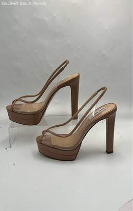 Steve Madden Zailey Blush Womens Beige High Heel Shoes Size 8 M