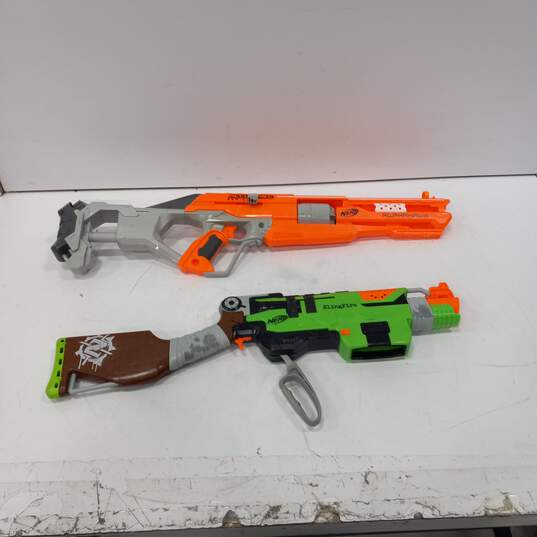 Bundle of 6 Assorted NERF Blasters w/Accessories and Ammo image number 4