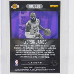 2020-21 LeBron James Illusions Trophy Collection Sapphire LA Lakers alternative image