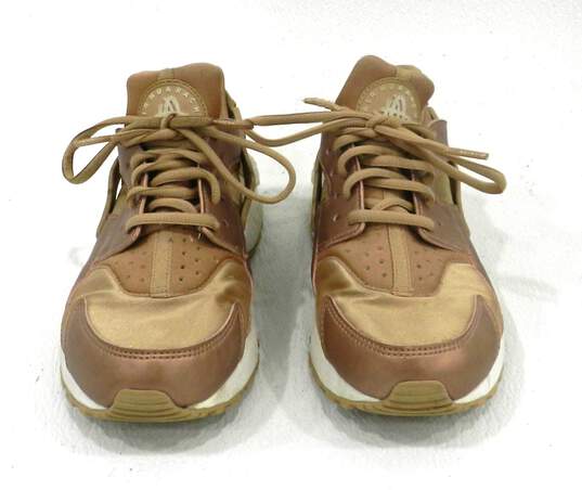Nike Air Huarache Run Rose Gold Women's Shoe Size 6.5 image number 1