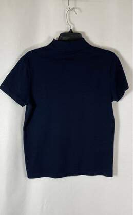 Saint Laurent Blue Short Sleeve Polo - Size Small alternative image