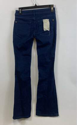NWT Pilcro By Anthropologie Womens Blue Medium Wash Denim Flared Jeans Size 24 alternative image