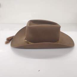 Resistol Buckle Accent Brown Felt Western Hat alternative image