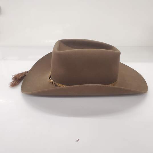 Resistol Buckle Accent Brown Felt Western Hat image number 2