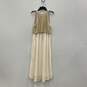 Moth Womens Beige White Sleeveless Pullover Fit And Flare Dress Size Small image number 3