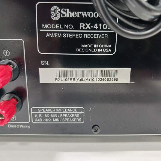 Sherwood AM/FM Stereo Receiver RX-4109 image number 5