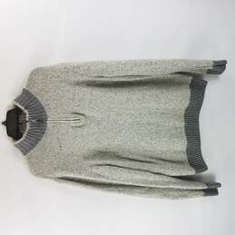 Daniele Blasi Men Grey Half Zip Pullover Sweater L
