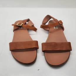 Steve Madden Women's 'Dina' Tan Leather Sandals Size 8.5M