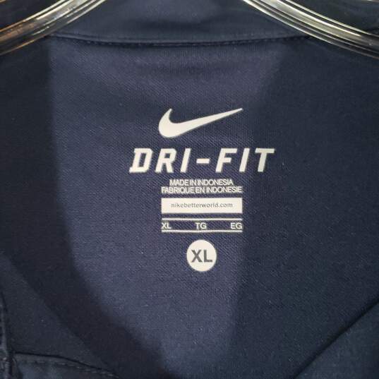 Mens Dri-Fit Arizona Wildcats Basketball Short Sleeve Pullover Polo Shirt Sz XL image number 4