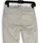NWT Womens White Denim 5-Pocket Design Skinny Leg Jeans Size 26 image number 4