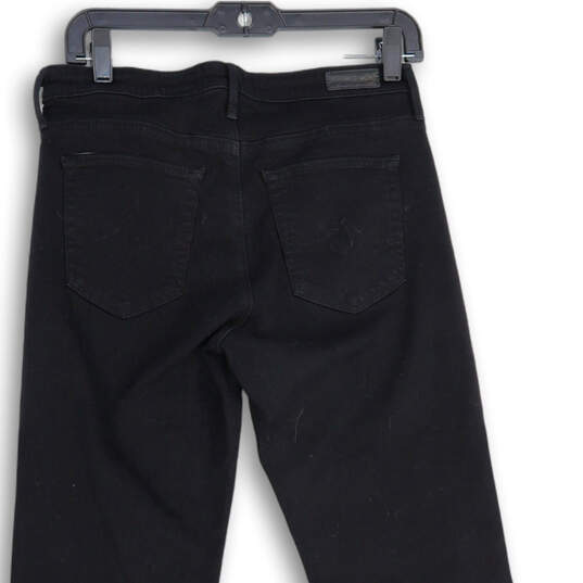 Womens The Angel Black Denim Dark Wash Stretch Bootcut Jeans Size 29R image number 4