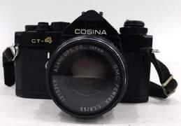 Cosina CT-4 35mm Film Camera w/ 3 Lenses, Accessories & Case alternative image
