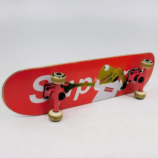 Supreme Kermit The Frog Sesame Street Muppets Skateboard Supreman image number 2