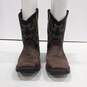 Ariat Brown, Black, And Gold Western Boots Size 6 image number 4