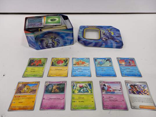 Lot of Pokémon cards in Tin Boxes image number 3