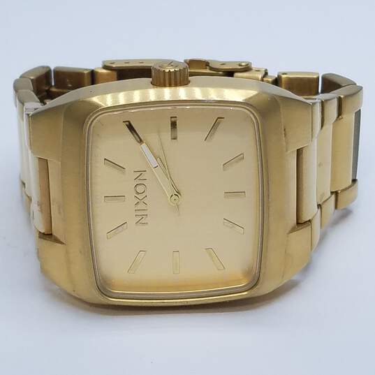 Nixon The Manual 37mm Show Don't Tell 10ATM W.R. Analog Men's Watch 133.0g image number 6
