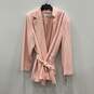 NWT Calvin Klein Womens Pink Belted Blazer & Pants 2 Piece Suit Set Size 20W image number 2