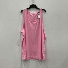 NWT Polo Ralph Lauren Womens Pink Scoop Neck Sleeveless Tank Top Size XXL
