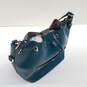 Michael Kors Leather Greenwich Bucket Bag Deep Teal image number 4