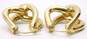 14K Yellow Gold Twisted Hoop Earrings 4.8g image number 7