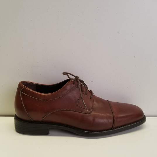 Men's Johnston & Murphy Suffolk Cap Mahogany Oxfords, Size 8.5, Style No. 15 2034 image number 1