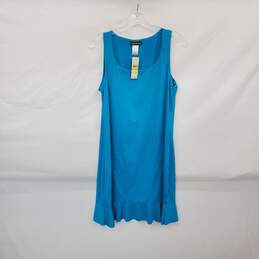 Tommy Bahama Turquoise Scoop Neck Midi Tank Dress WM Size M NWT