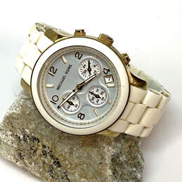 Designer Michael Kors MK-5145 Stainless Steel Round Dial Analog Wristwatch