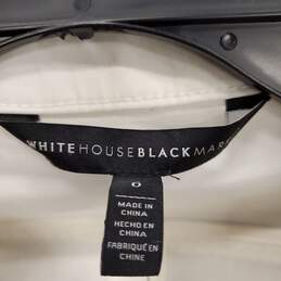 White House Black Market Women Ivory Jacket Sz 6 NWT