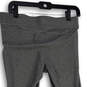 Womens Gray Regular Fit Elastic Waist Pull-On Compression Leggings Size L image number 2