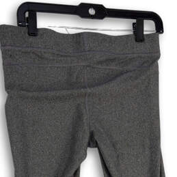 Womens Gray Regular Fit Elastic Waist Pull-On Compression Leggings Size L alternative image