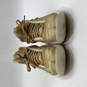 Mens Proto React BV1654-200 Gold Tan Lace-Up Basketball Shoes Size 9.5 image number 1