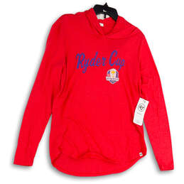 NWT Womens Red Ryder Cup Long Sleeve Pullover Hoodie Size Large